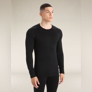 Icebreaker men’s 260 tech merino wool base layer long sleeve top • Small